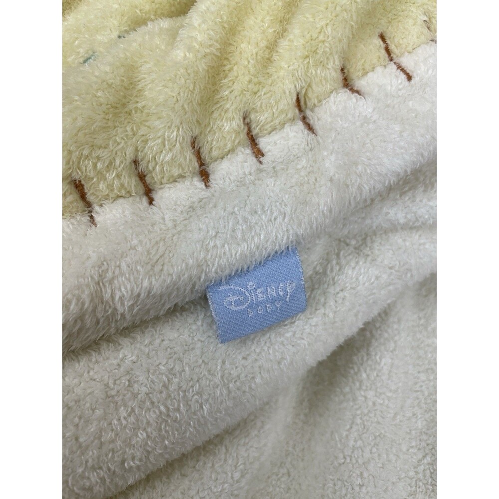 Disney Classic Winnie The Pooh & Friends Patchwork Fleece Baby Blanket 43"x34" - Picture 5 of 14